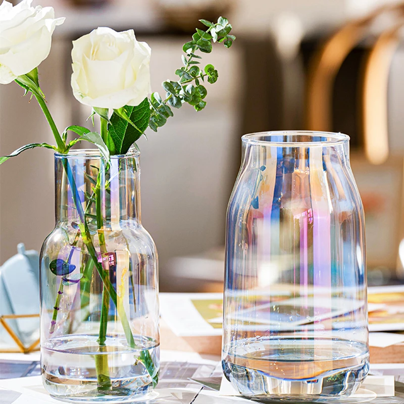 Скандинавская стеклянная ваза гидропоника кашпо для цветов украшение дома