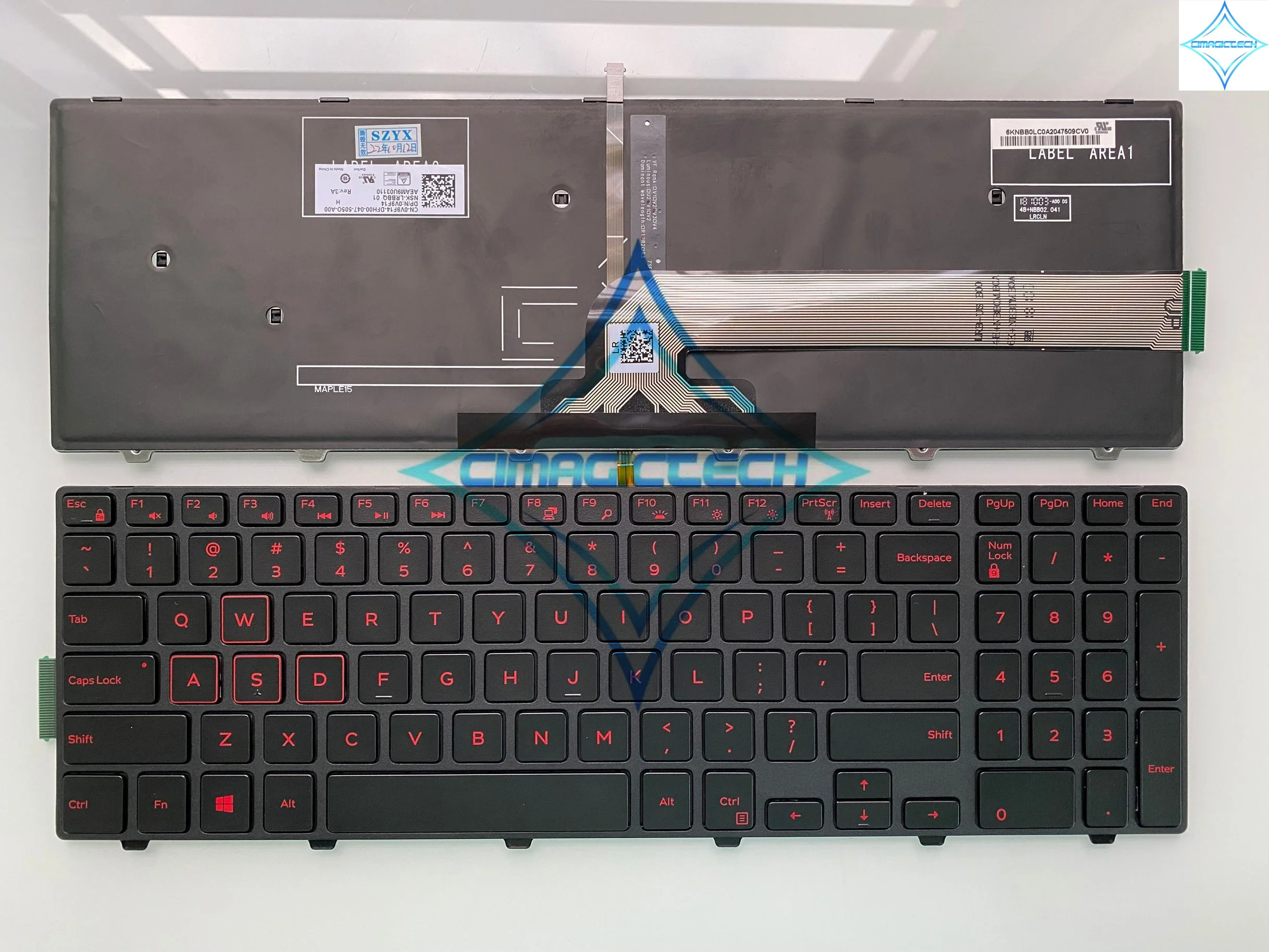 New US English Backlit For Dell Inspiron 3541 3542 3543 3546 3559 3551 3552 3558 3550 3567 3878 17 7000 7557 7559 Keyboard |