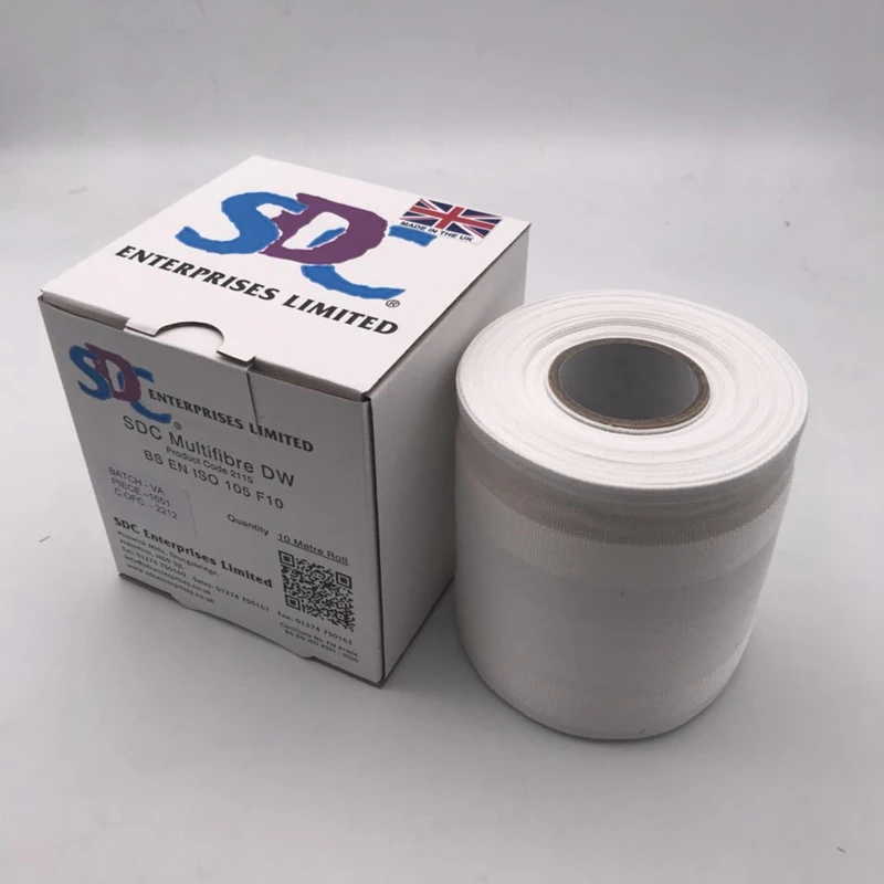 

SDC DW multi-fiber lining fabric washing cloth six-color cloth six-fiber cloth color fastness test ISO105/F10