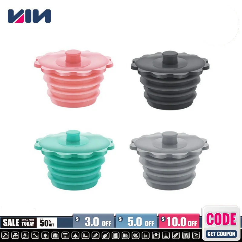 Силиконовая крышка для слива пола уплотнительное кольцо канализационной трубы с