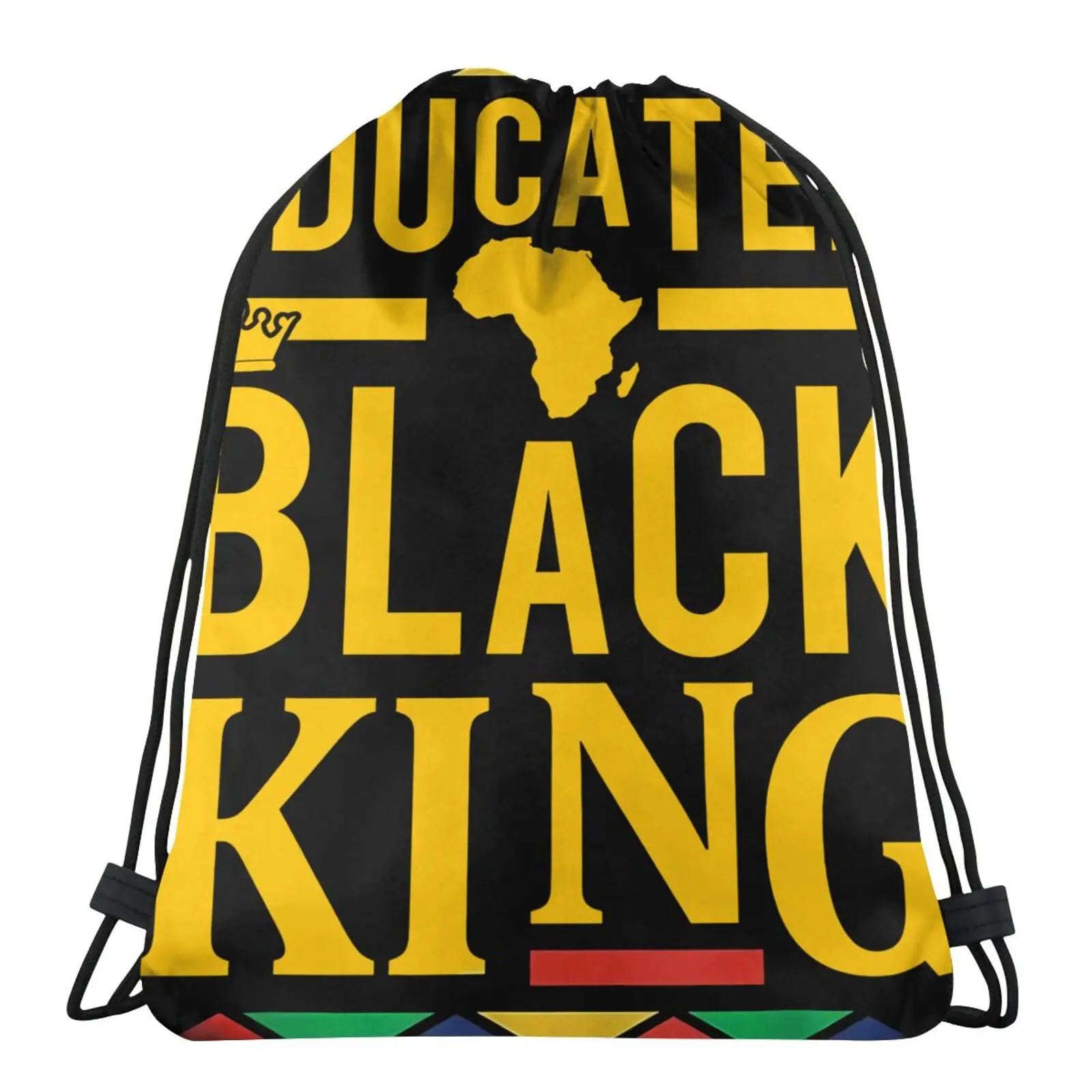 

Dashiki Educated King African Dna Bag Cloth Bags Dust Bag Shoe Bag For School Packing Bags Bags Children's Cloth Bag Shoe Bags