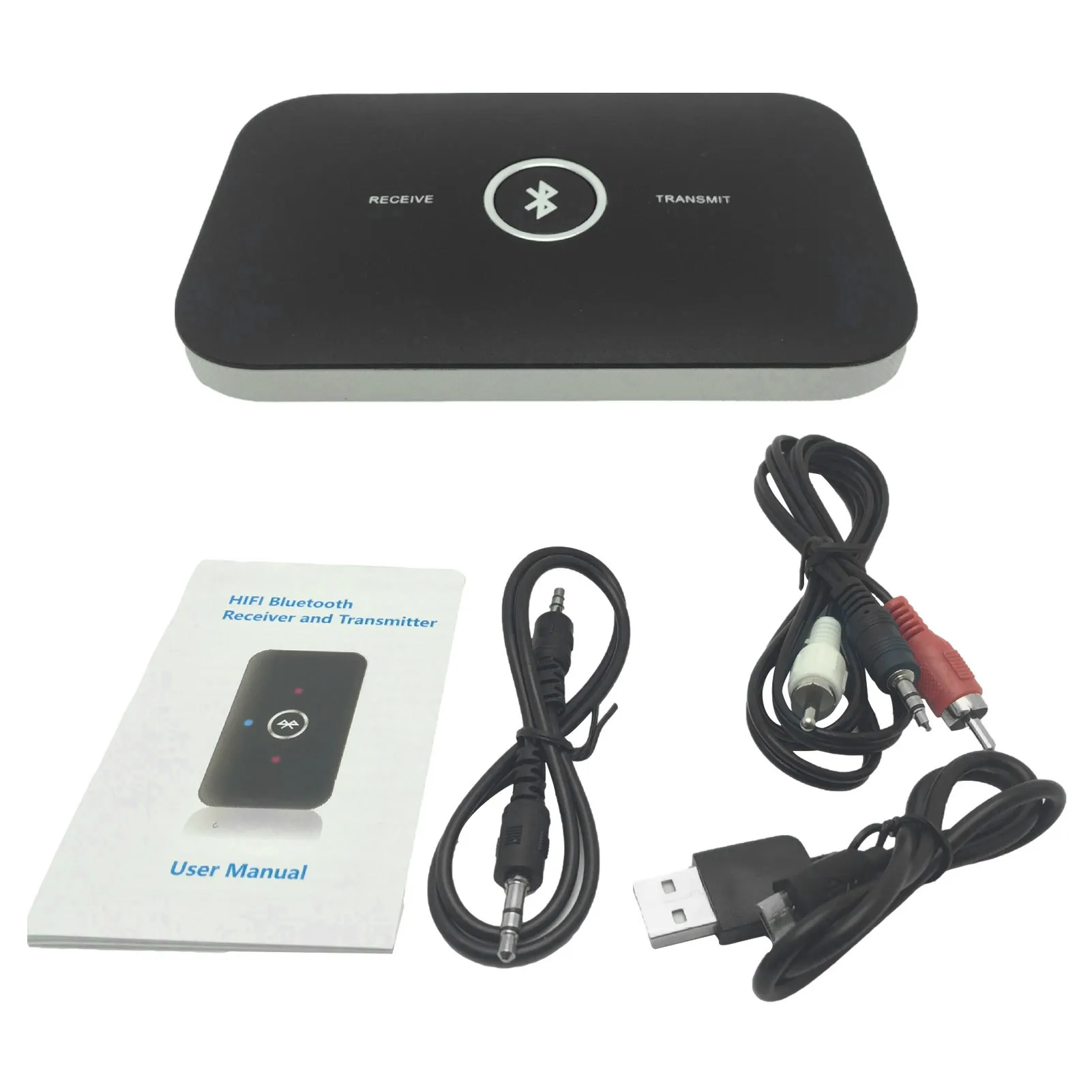 

Wireless Audio Receivers & Adapters 2-In-1 Wireless Transmitter/Receiver For TV Audio Projector PC Headphone Car 3.5mm Jack