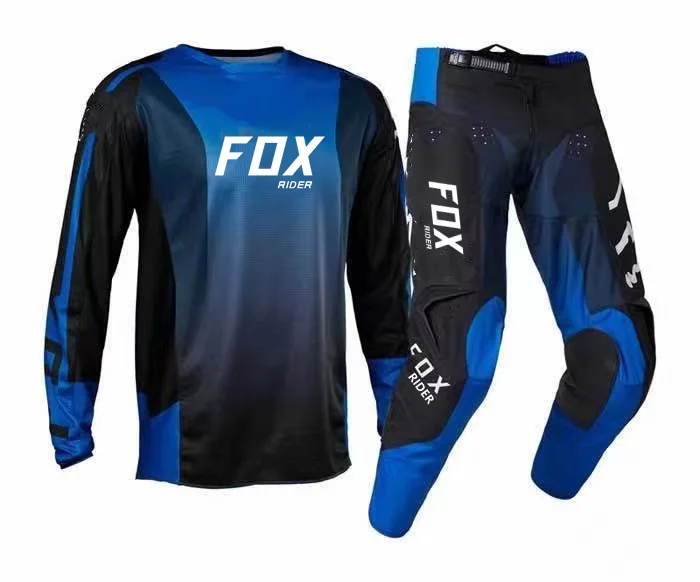 

Комплект спортивной одежды для мотокросса RiderFox Mach, трикотажные штаны, комплекты для горного велосипеда, для горного велосипеда, 4-сторонний эластичный костюм fg