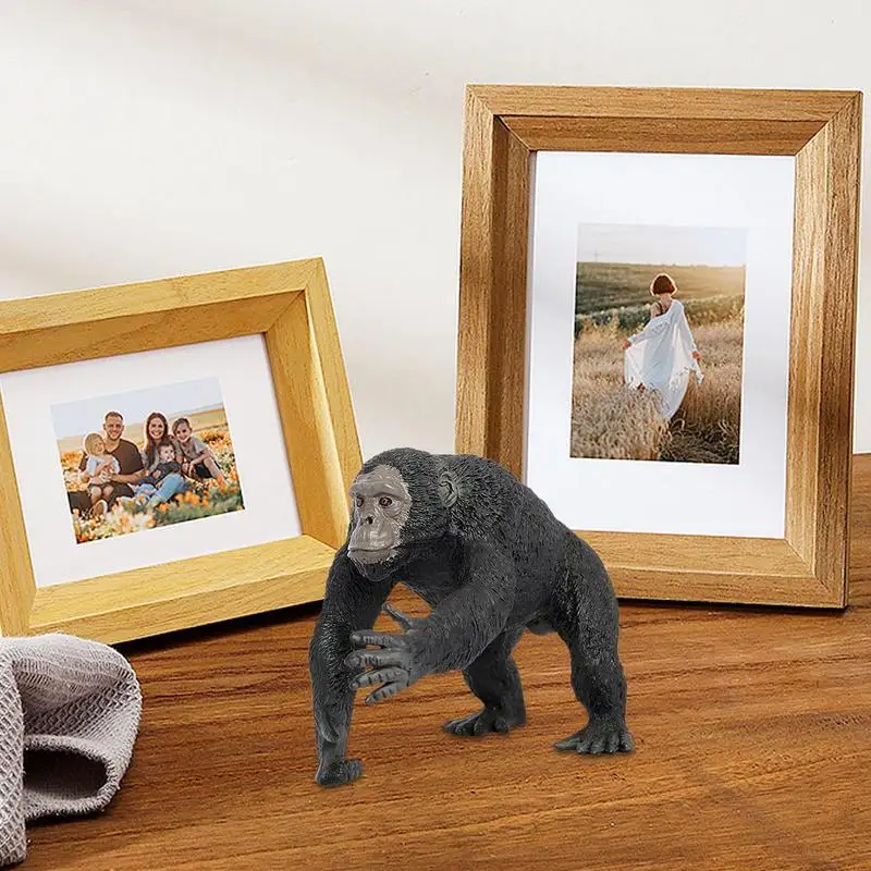 

Игрушка для животных в джунглях, стимуляция шимпанзе, зоопарк, игрушка для обучения животных, фигурки орангутана, гориллы, садовая миниатюрная декоративная игрушка