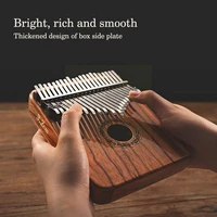 17 kalimba thumb piano mahogany musical instrument tuning instructions with african accessory kalimba beginner hammer l8q5