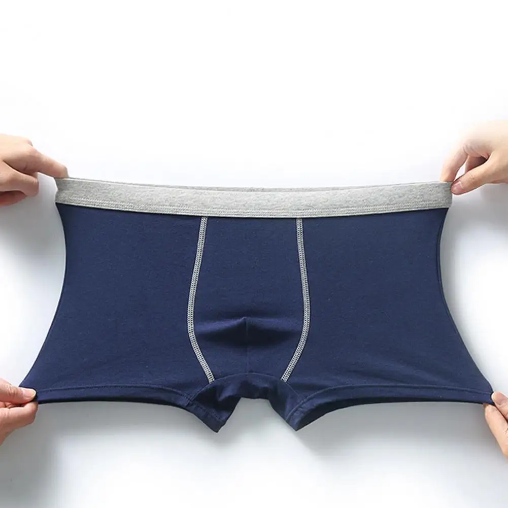 

Great Men Briefs Contrast Colors Intimacy Men Boxers Breathable Male Briefs