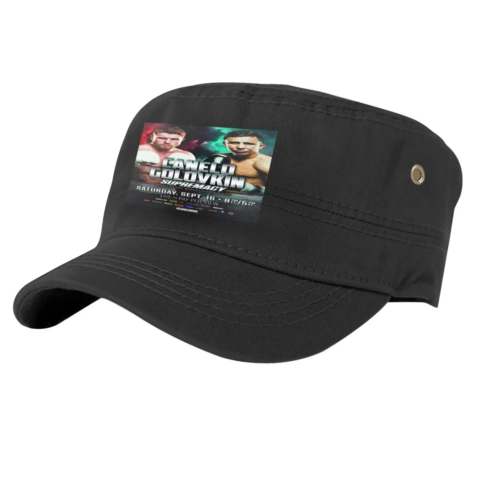 

Canelo Vs Golovkin Birthday Cap Hip Hop Hats Women's Baseball Cap Trucker Cap Cowgirl Mens Cap Man Cap Trucker Hat Beret Women