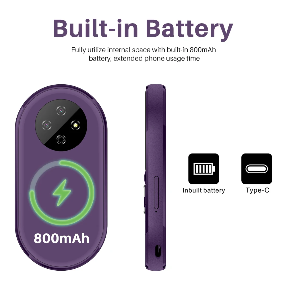 SERVO i15 mini Овальный металлический компактный телефон с двойной SIM-картой GSM 1 39 дюйма