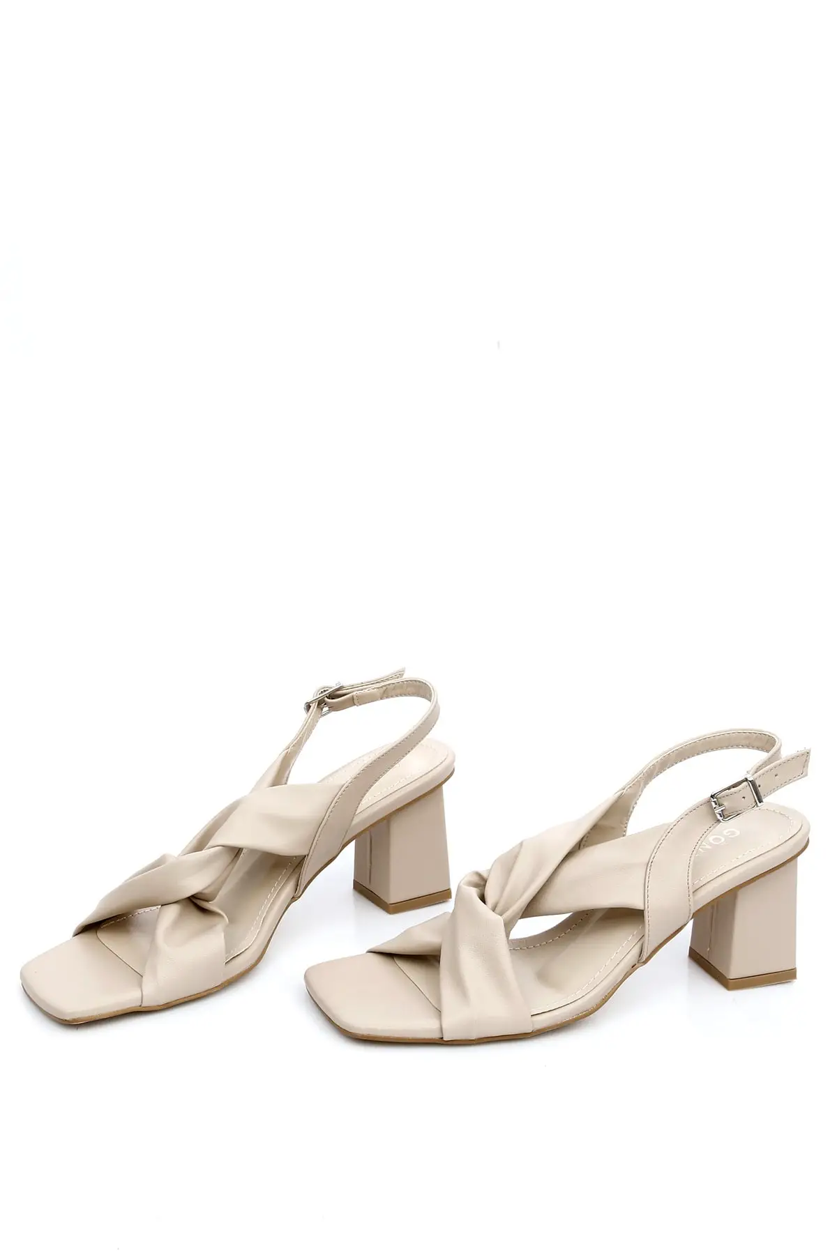 

Women's thick heels cross band women sandals 38285