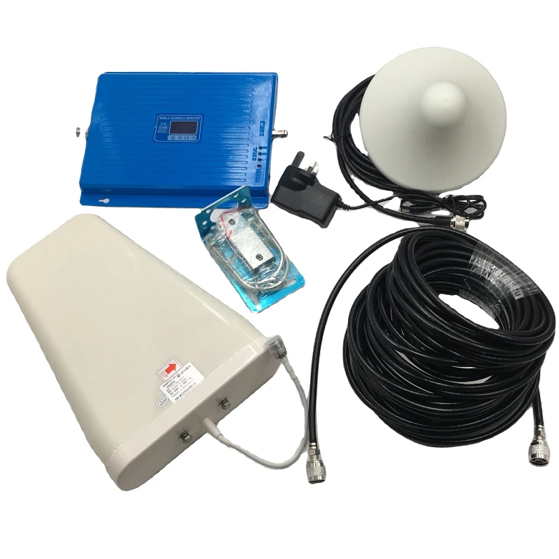 

3G 4G LTE Signal Repeater 1800 2100 2600 tri band cellphone Signal Booster Repeater