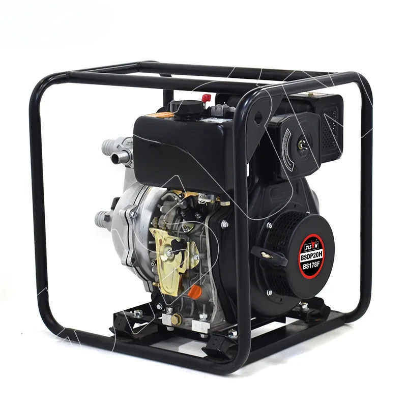 Bison 186FA 5 4 л.с. 2-дюймовый бытовой дизельный водяной насос для