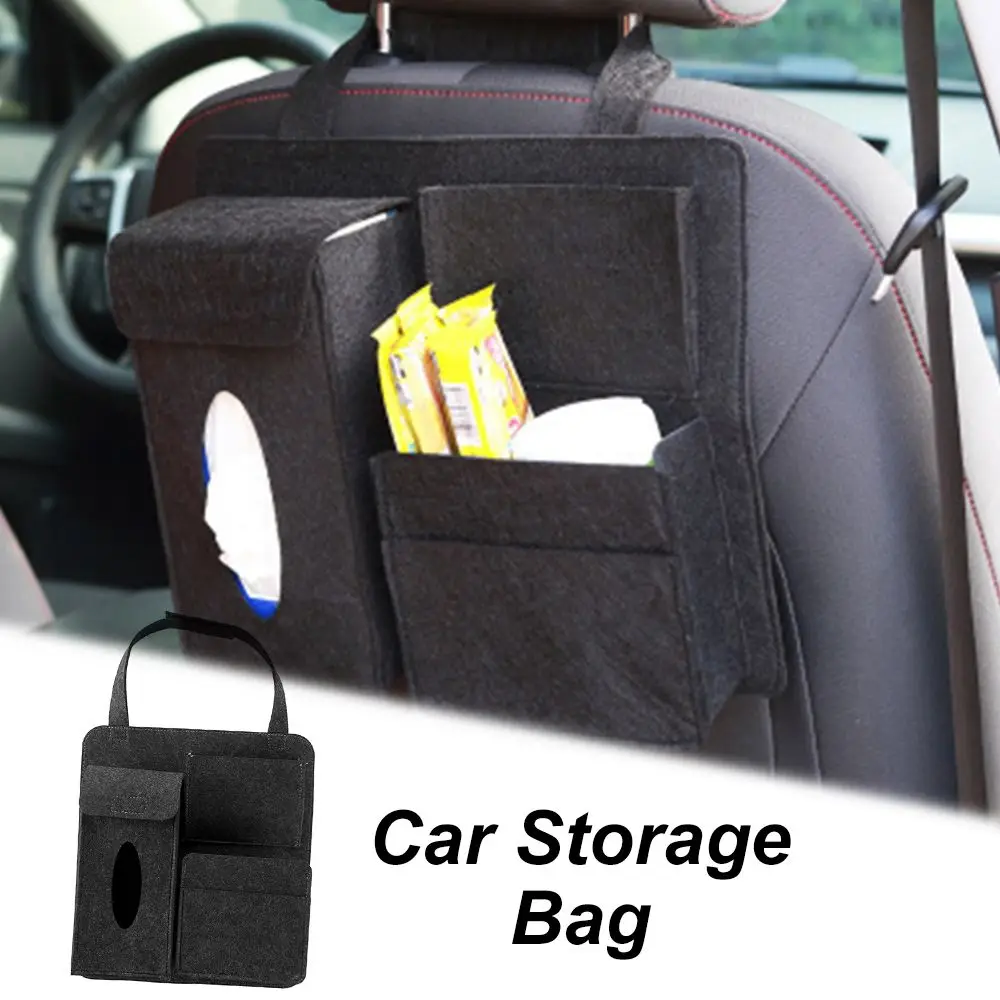 

Multi-pocket Hanging Bag Car-styling Protector Car Seat Back Box Backseat Holder Auto Storage Bag Seat Back Organizer