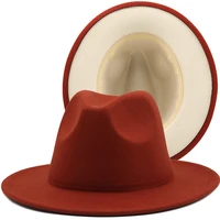 womens felt hat fedora hat wide brim hats for women pink cowboy hat vintage church hats ladies hats flat brim chapeu feminino