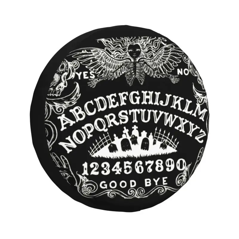 

Ouija Board Tire Cover 4WD 4x4 SUV Halloween Witch Occult Witchcraft Spare Wheel Protector for Toyota Land Cruiser Prado