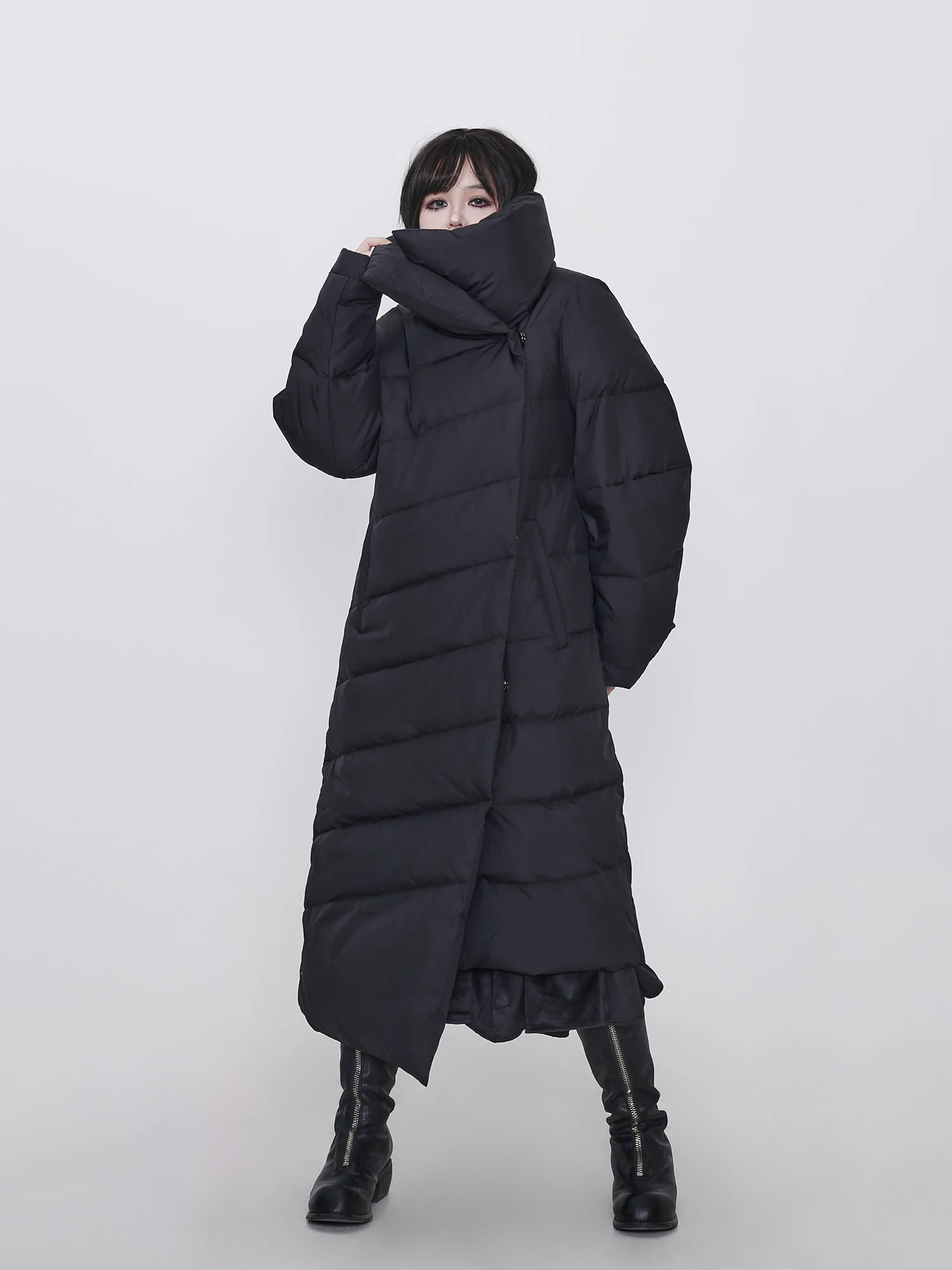 Зимнее пальто скрытого Seeker UMI MAO новинка 2024 утолщенный теплый тонкий пуховик с