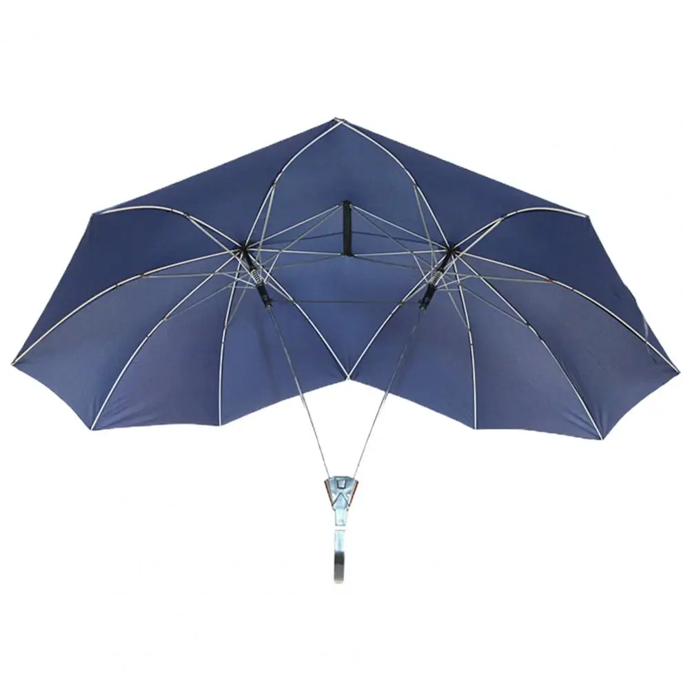 

Double Umbrella Convenient Straight Pole Manual Closing Men Women Double Umbrella Travel Accessory