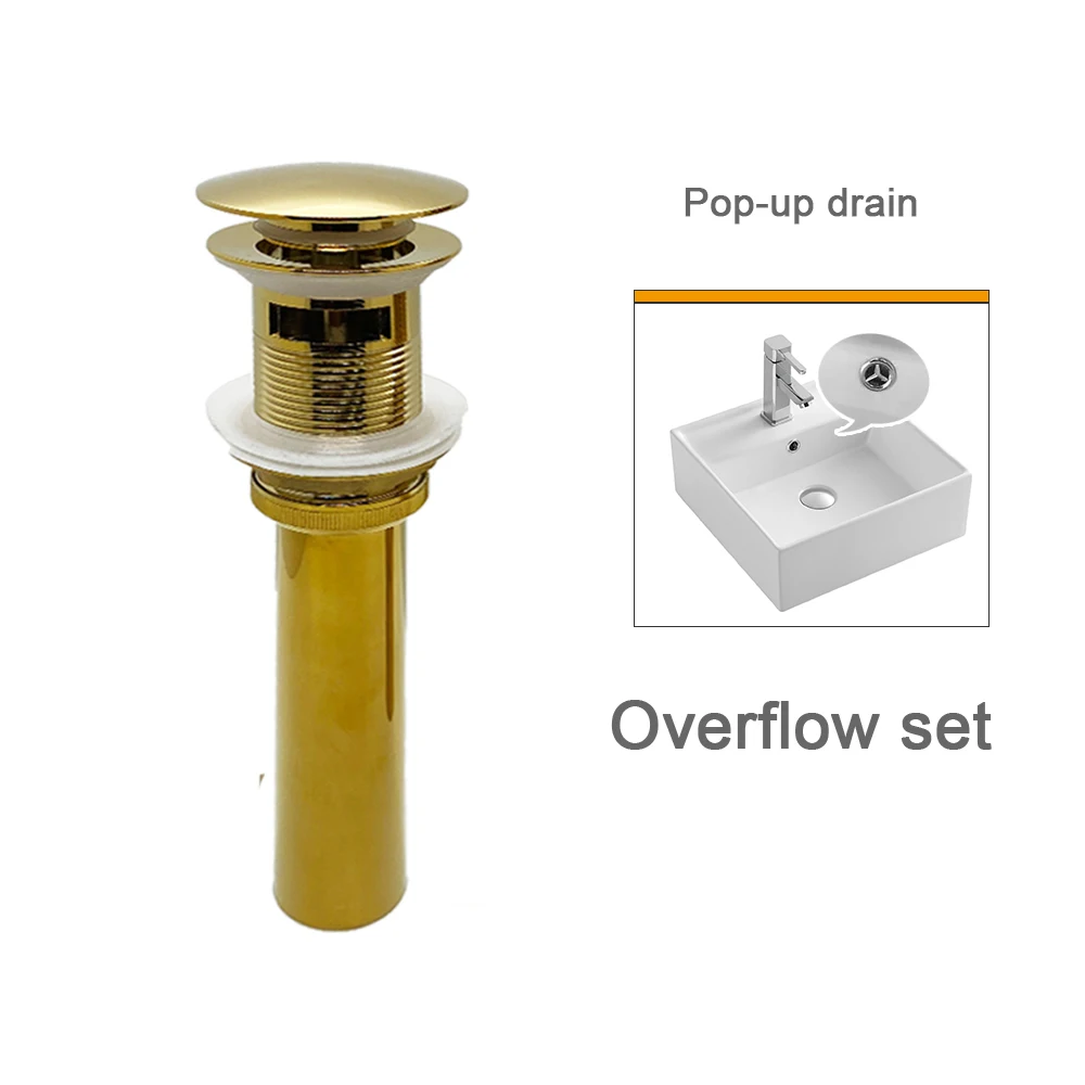 

Золотая Выдвижная сливная пробка для раковины ванной комнаты, отверстие для раковины, сливной фильтр для ванной комнаты, наборы труб для ванной, искусственная пробка от насекомых