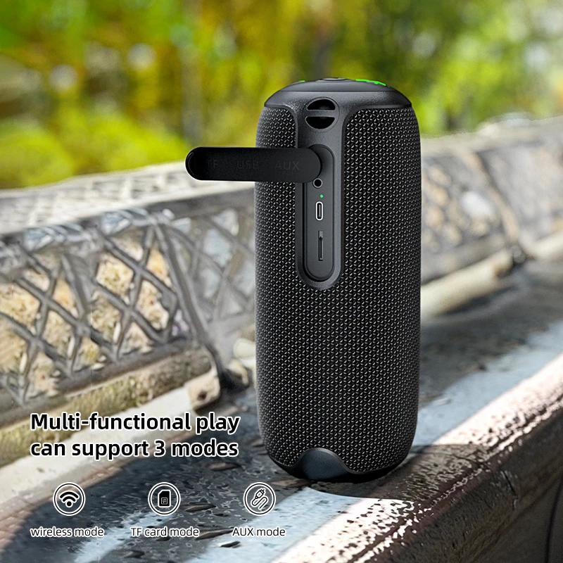 Беспроводные Bluetooth колонки 3D объемный звук стерео сабвуфер бумбокс TF