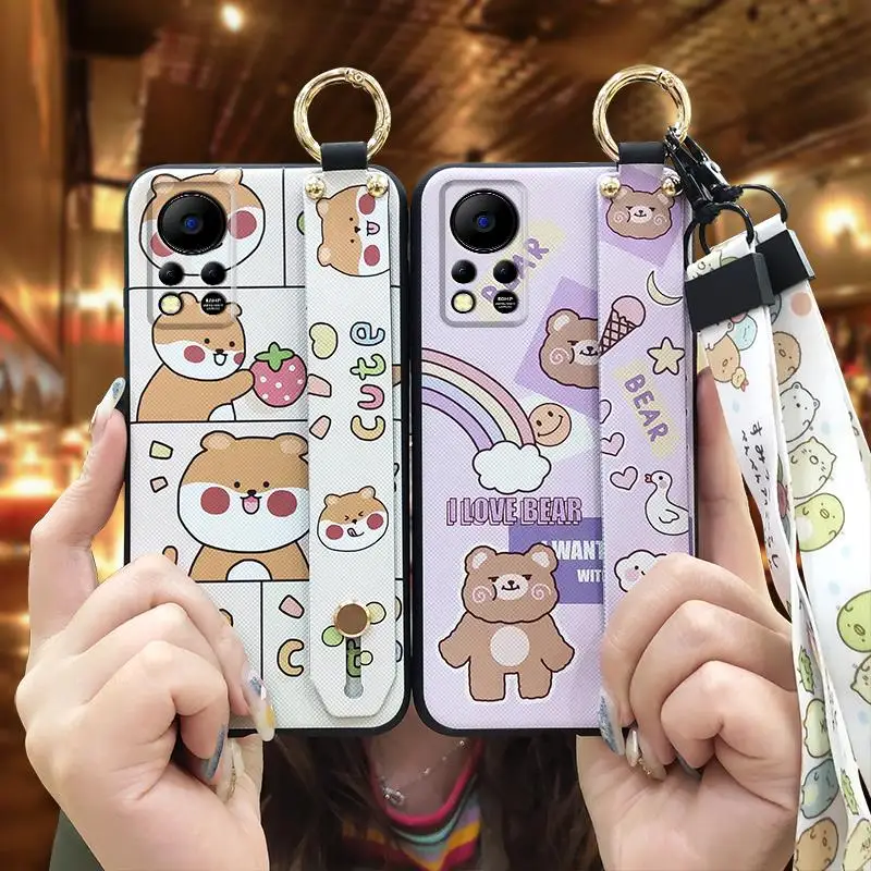 for man shockproof phone case for infinix hot 11s nfcx6812b original cover cartoon back cover free global shipping