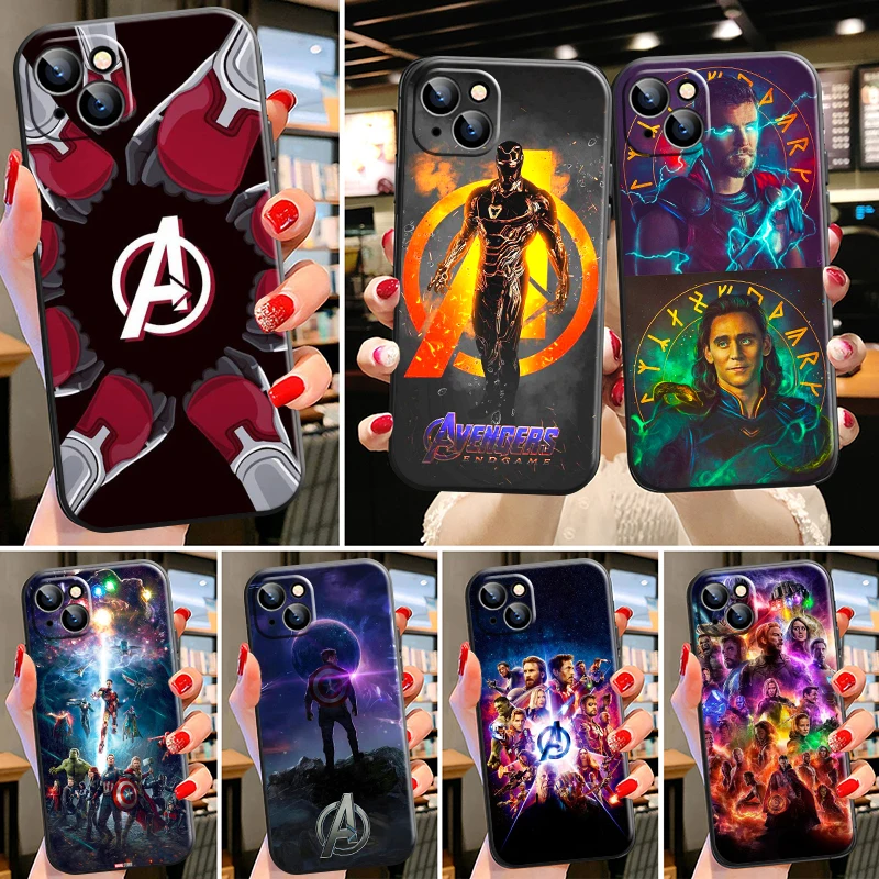 

Marvel The Avengers Iron Man Phone Case For Apple iPhone 13 12 11 Pro 12 13 Mini X XR XS Max SE 6 6s 7 8 Plus Carcasa