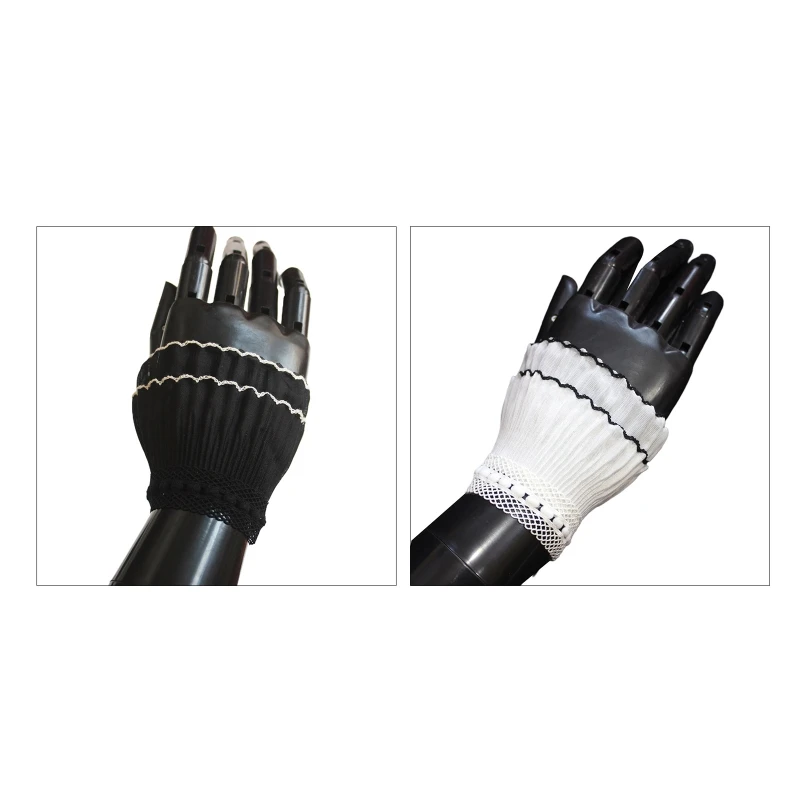 

Fashion Pleated Wrist Sleeve Women Flared Cuff All-match Basic Cloth Accessories