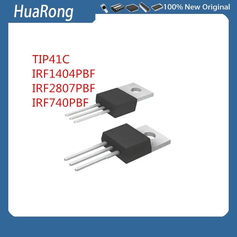 10 шт./партия TIP41C TIP41 IRF1404PBF IRF2807PBF IRF740PBF TO-220