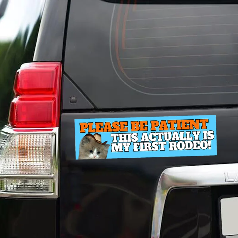 Автомобильная Наклейка На Ковбойскую Тематику Rodeo - Переводная Для Бампера