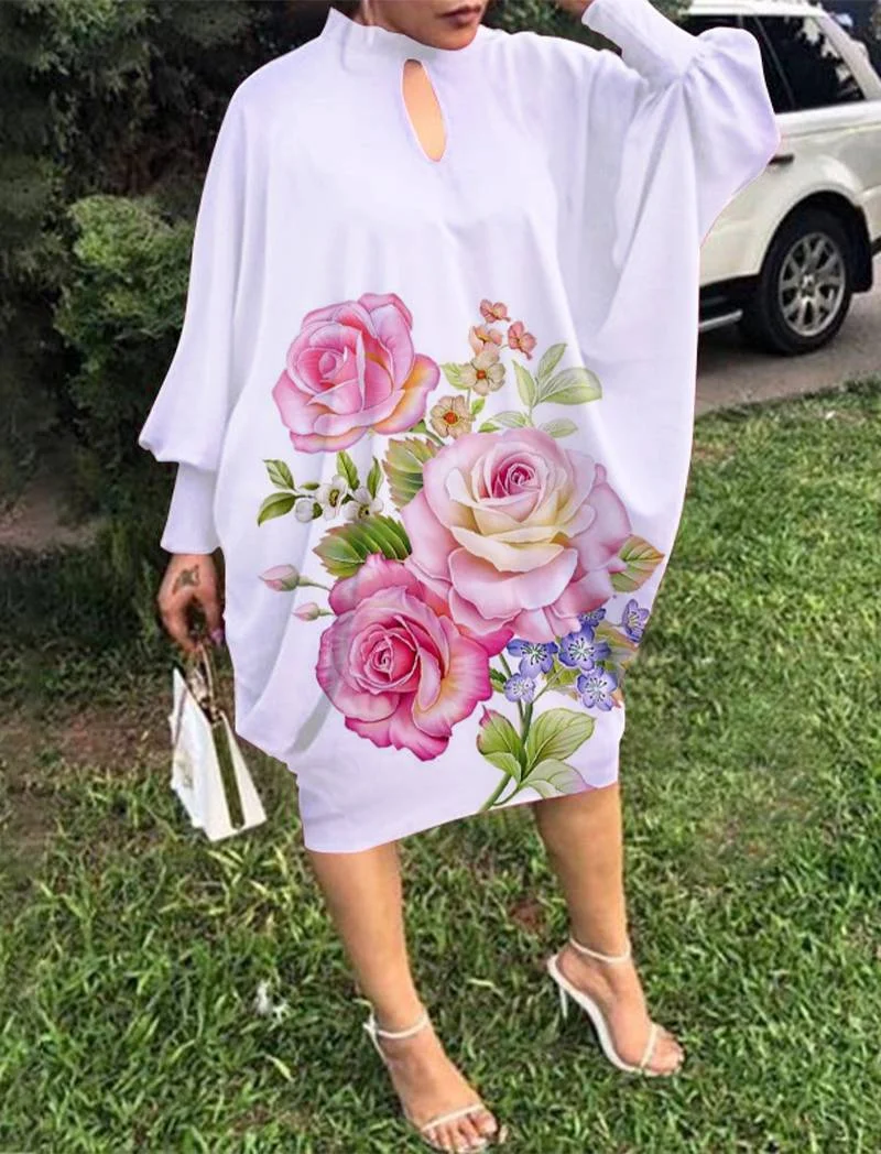 

Vestidos de Verano mujer 2022 women's tropical dress fashion long sleeve Beach Dress Y2K African dress loose party evening dress