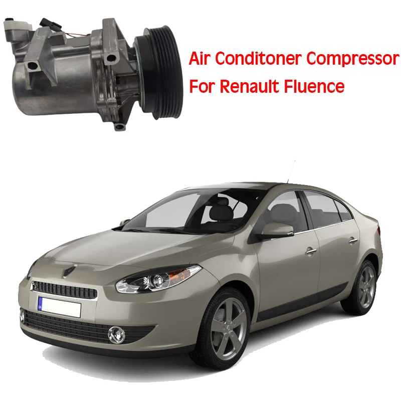 

Компрессор автомобильного кондиционера для Renault Fluence L30 2010 2011 2012 2013 2014 2015 2016 автомобильный компрессор кондиционера