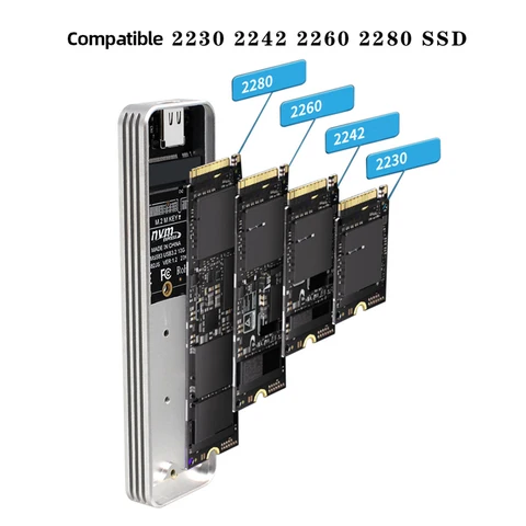 Корпус для SSD M.2 NVMe USB 3.2 Gen2