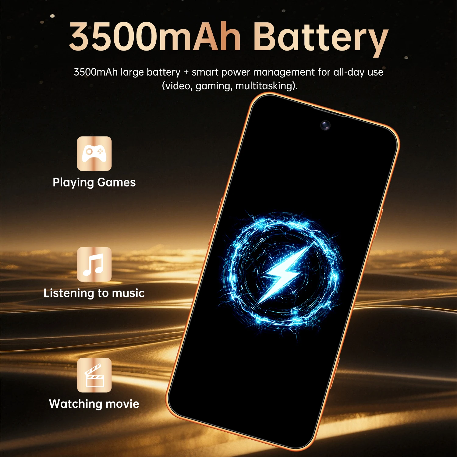 Фото Смартфон IVMI 17Pro Max на Android 10.0, экран 6.7 дюймов, 3+16 ГБ, 5+13 МП камера, 3500 мАч, поддержка Google Play Store. №2