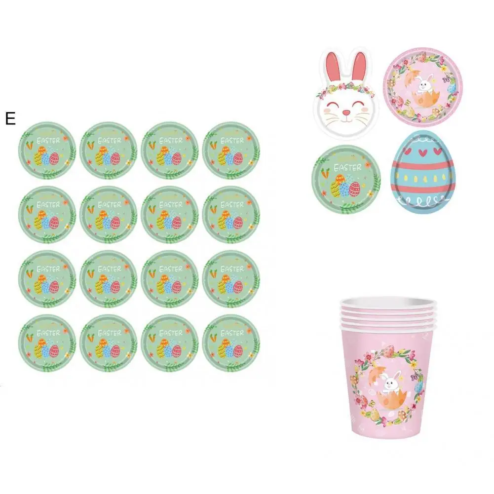 

Bright-colored 1 Set Useful Precisely Detail Feeding Dishes Set Disposable Plastic Plate Cutlery Set All Match for Kids