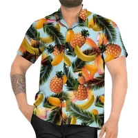 2022 plus sized coconut tree shirts for men 3d printed mens hawaiian shirt beach short sleeve tops tee shirt men blouse camisa