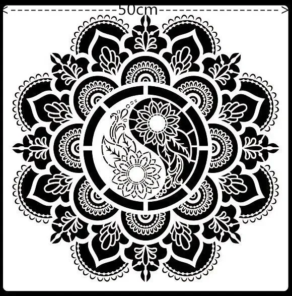 

Форма-мандала PenhuaMoban 50*50 см