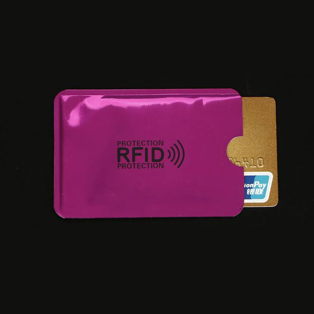 Anti-demagnetization For RFID Credit Card Protector Blocking Cardholder Sleeve Skin Case Covers Protection Bank Card Case