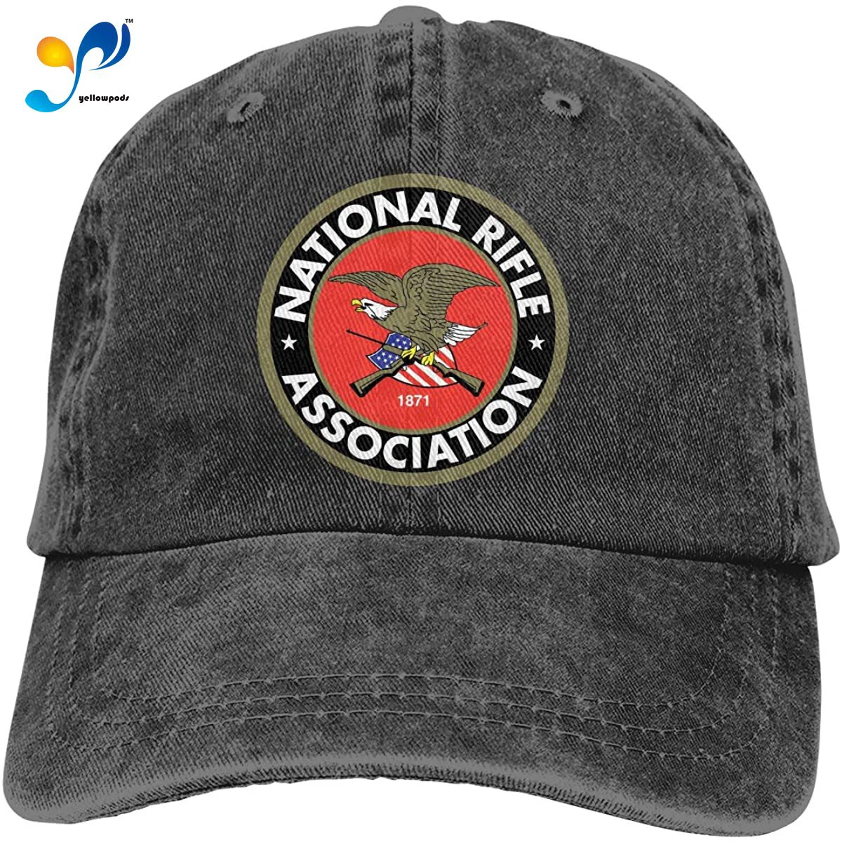 

NRA National Rifle Association Fashion Cool Adjustable Denim Cowboy Hat