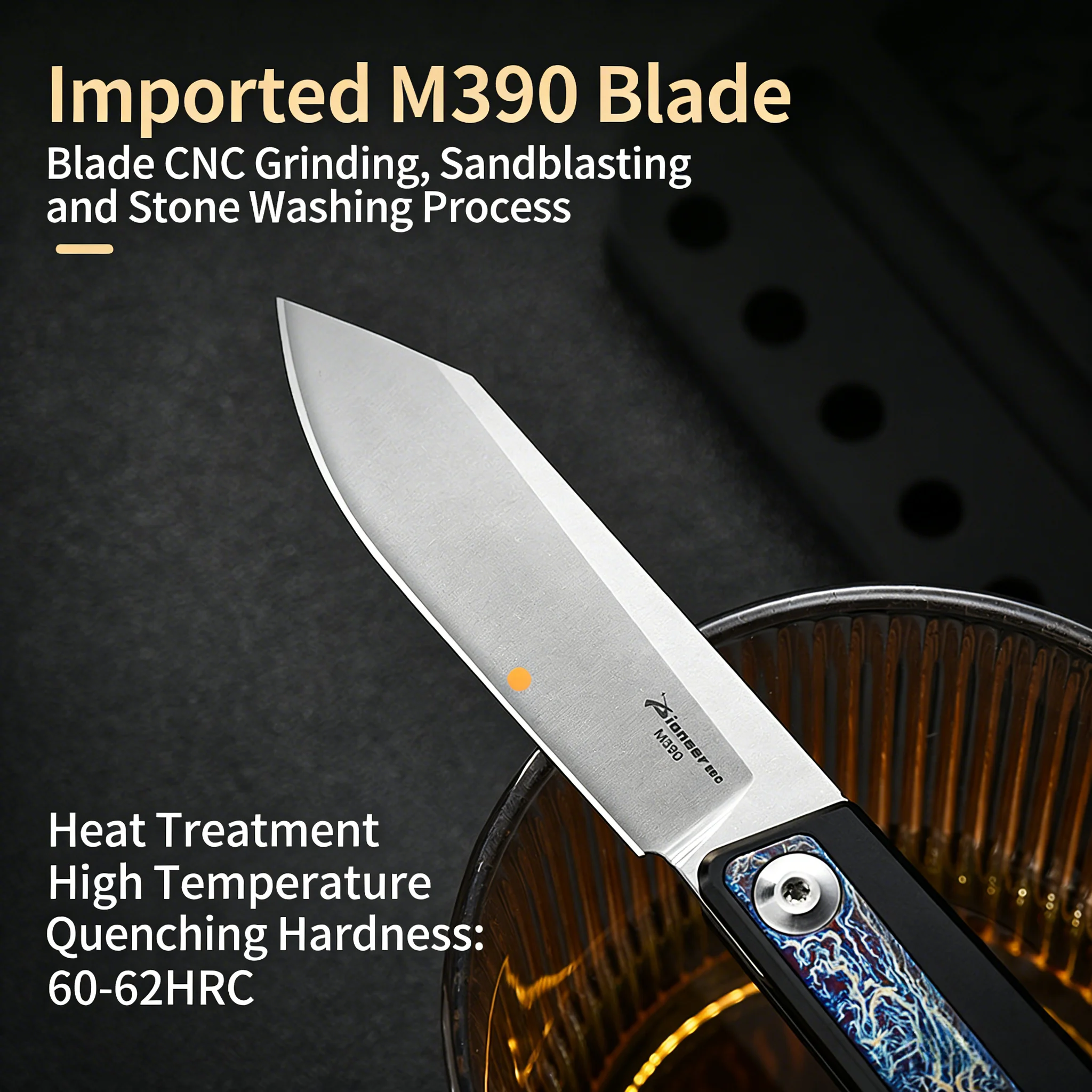Фото Многофункциональный инструмент Supreme CUT XD039 из стали M390 с рукояткой из титанового сплава №2