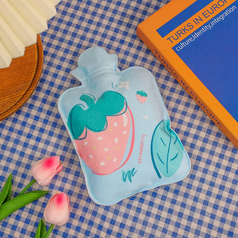 

1pc Cute Hot Water Bottle Warm Belly Treasure Cartoon Warmer Filled Mini Explosion-proof Portable Winter Reusable Hand Warmer