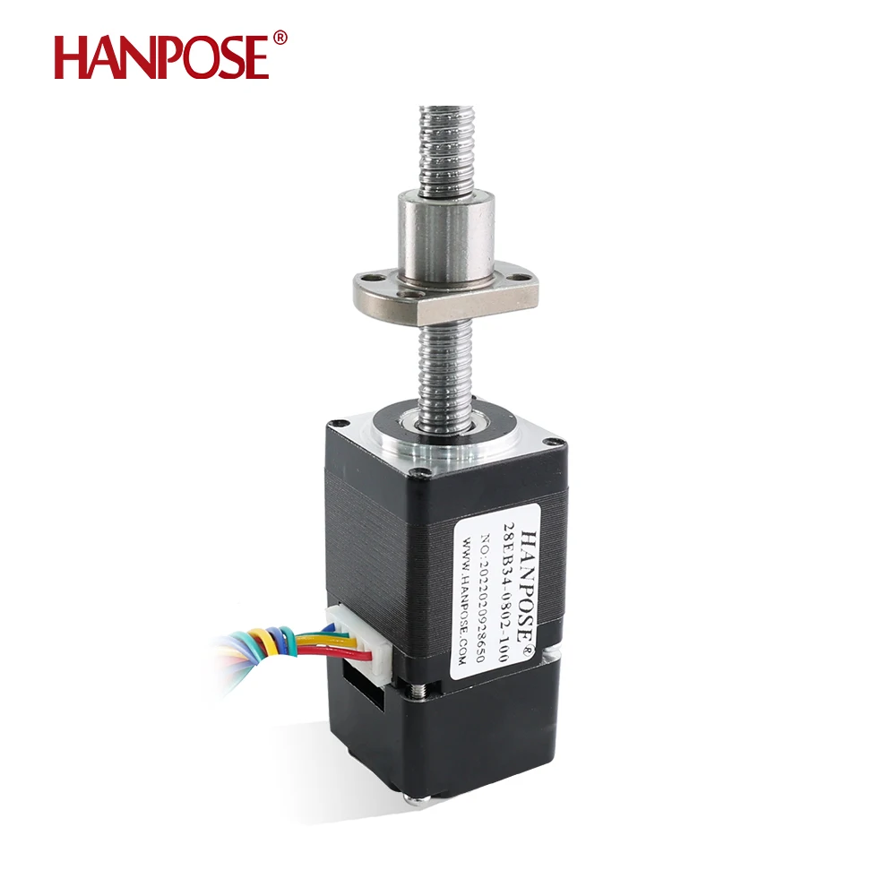 28 шаговых двигателей NEMA11 шариковый винтовой двигатель с замкнутым контуром