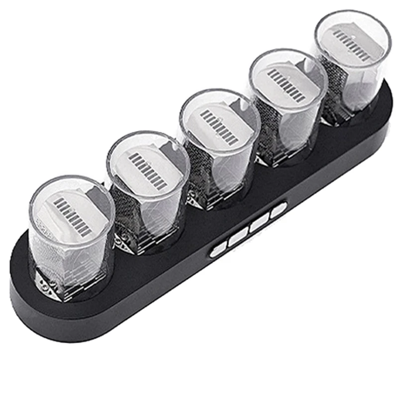 

Цифровые часы Nixie Tube, 1 шт., с RGB-подсветкой, для украшения дома и рабочего стола