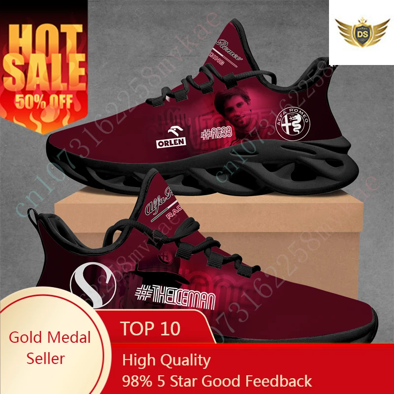 

Alfa Romeo Shoes High Quality Unisex Tennis Big Size Damping Male Sneakers Lightweight Comfortable Sneakers Sports Shoes For Men