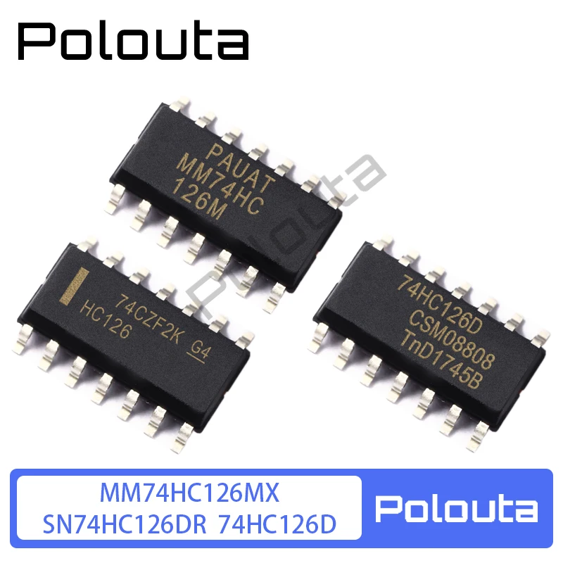 

10Pcs MM74HC126MX SN74HC126D 74HC126D SOP-14 Logic Line Driver DIY Kit Electronics Arduino Nano Free Shipping Integrated Circuit
