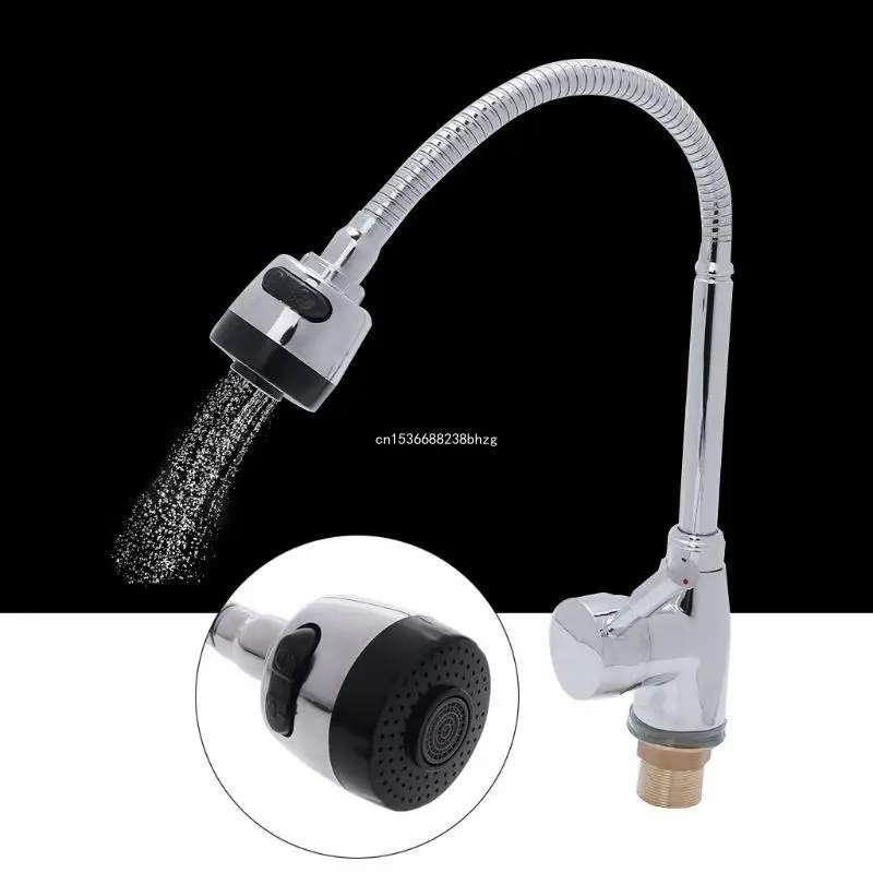 Твердый цинковый сплав кухонный смеситель для крана холодной и горячей воды