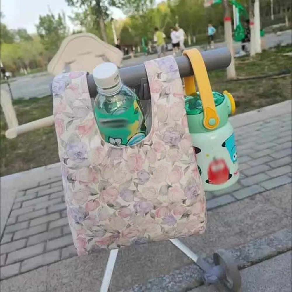 Портативная сумка на запястье с цветочным принтом в корейском стиле большая