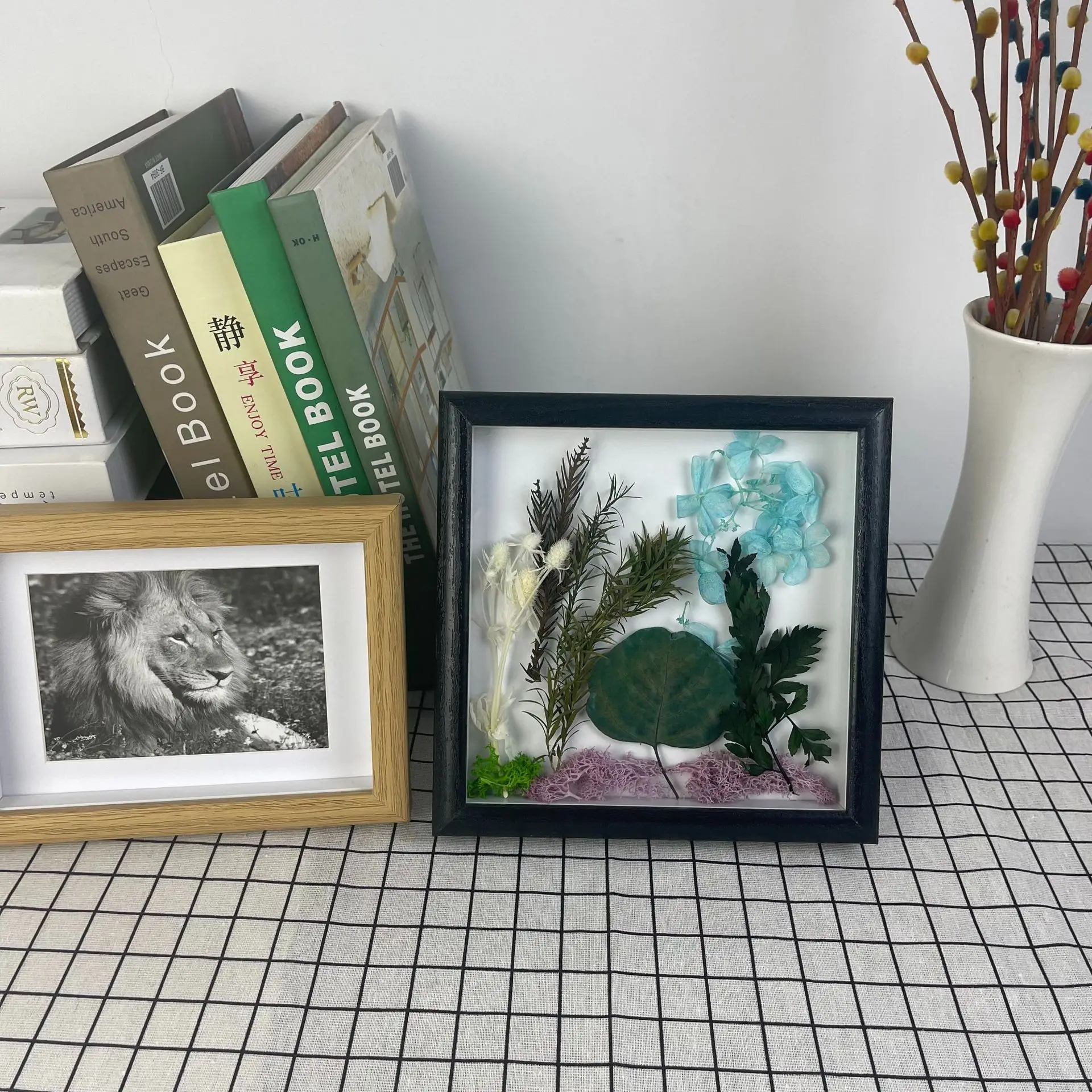 

20057liyou Simple wooden picture frame table 5 "6" 7 "8" 10 "A4 creative Chinese mounted wall picture frame