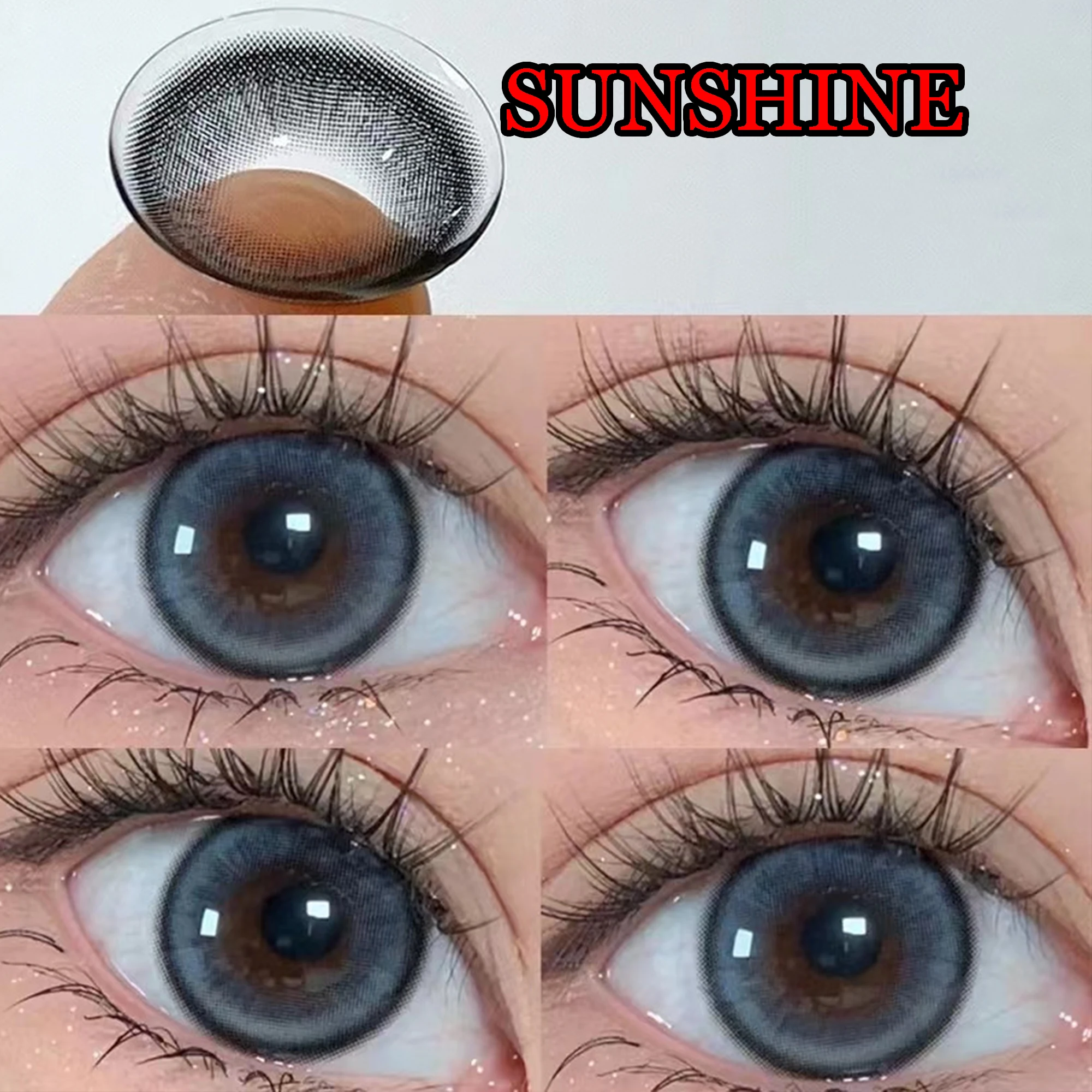 

Мягкие цветные контактные линзы матовый чехол Портативный Футляр для линз дорожные комплекты