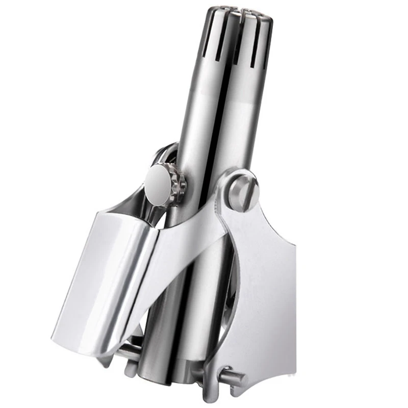 

Arrive Nose Trimmer Safety Men Beauty Nose Manual Body Trim Washable Stainless Steel Nose Hair Trimming
