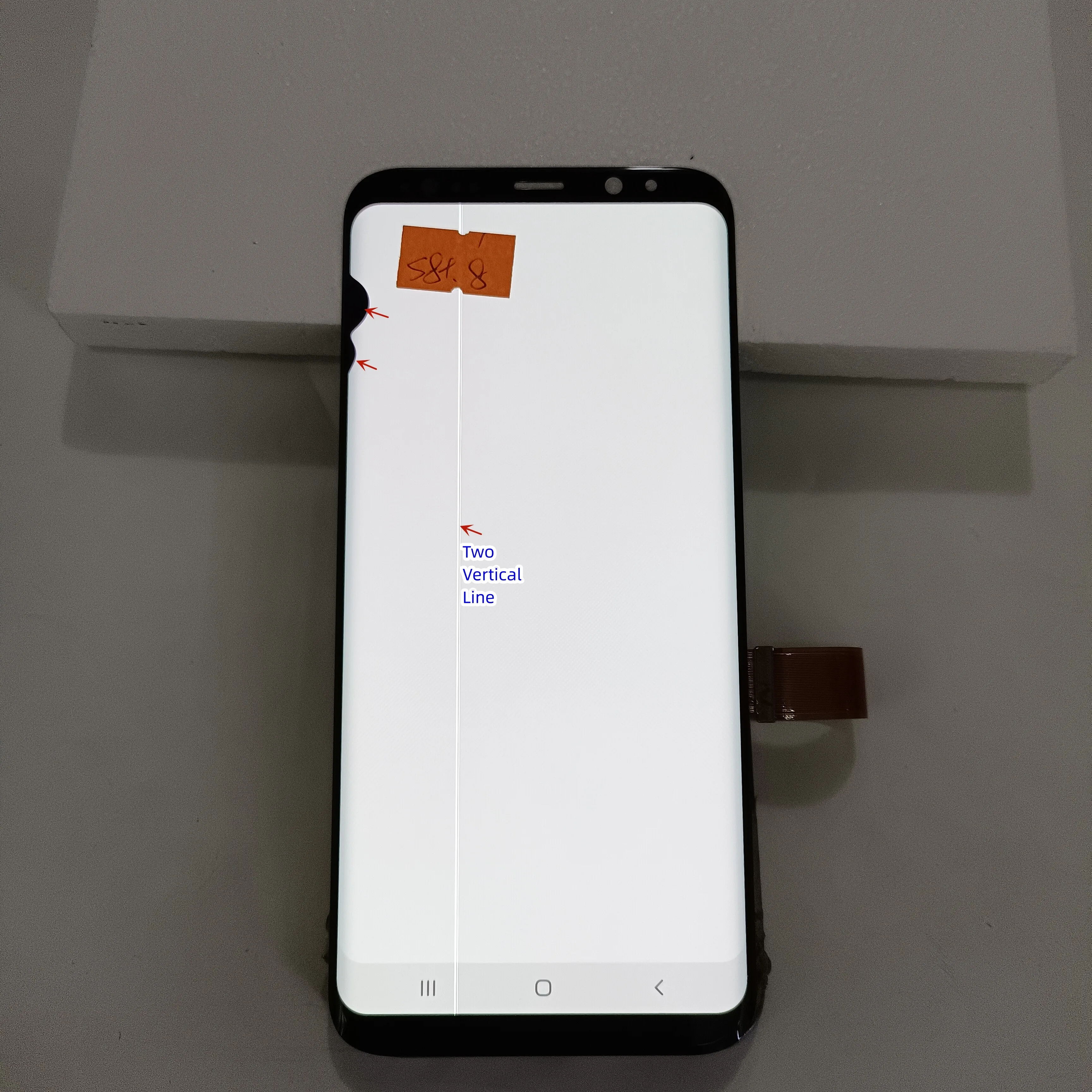 Оригинальный дисплей для Samsung Galaxy S8 Plus G955 G955F ЖК-дисплей с рамкой + сенсорным