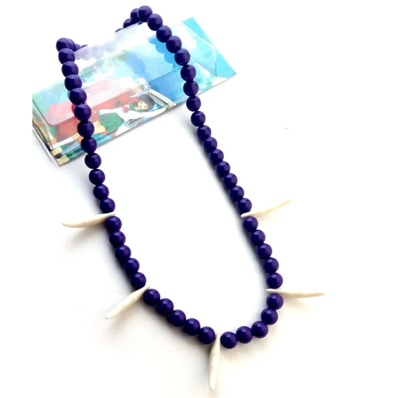 Новое Классическое аниме-ожерелье Inuyasha для косплея ожерелье с черными бусинами и