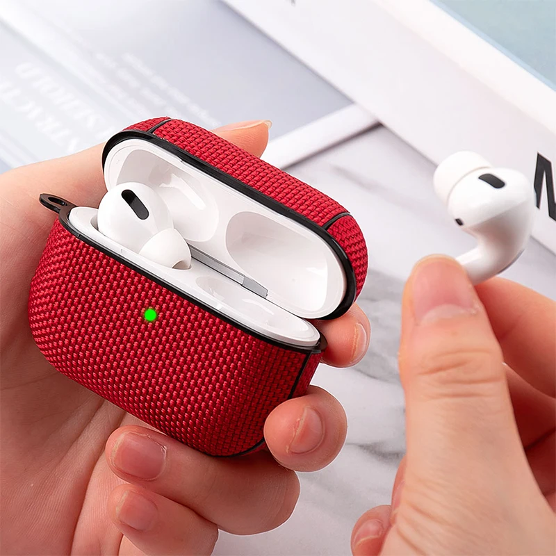 Нейлоновый чехол для Apple Airpods pro защитный беспроводных Bluetooth наушников Air Pods 1 2 |